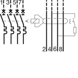 Електрична схема Блоки ПЗВ, 4-полюсні, In=125A