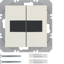 85656182 Передавач 2-канальний на сонячній батареї KNX-quicklink S.1 білий