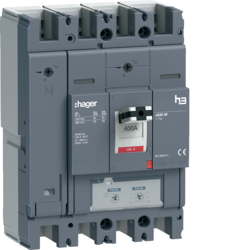 HMJ401DR Автоматичний вимикач h3, x630, In=400A,  4п, 50kA,  TM