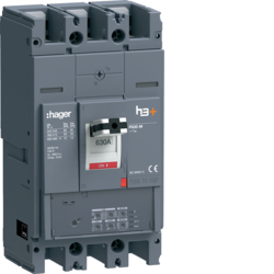 HMW630JR Автоматичний вимикач h3+, P630, In=630A,  3п, 50kA,  LSI