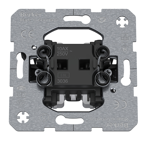 3036 Вимикач/перемикач одноклавішний 10АХ/250В