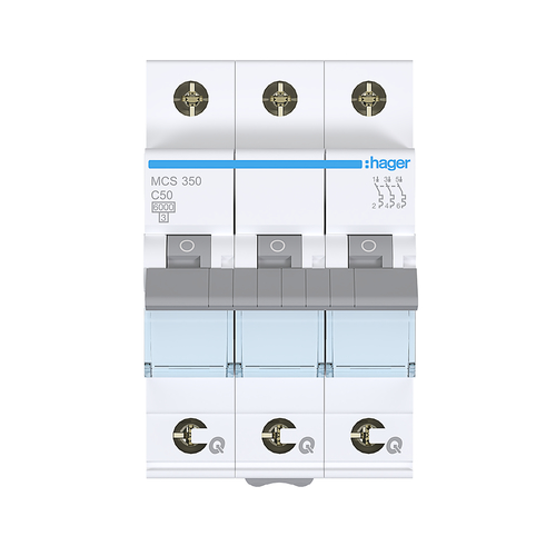 MCS350 Автоматичний вимикач QC 3P 6kA C-50A 3M