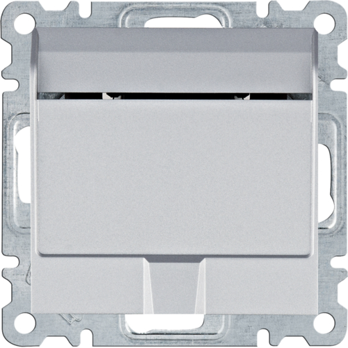 WL0512 Вимикач для готельних карток Lumina,  срібний