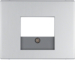 10357003 Накладка для розеток для гучномовців, USB-розеток, алюміній, K.5