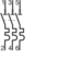 Електрична схема Автоматичні вимикачі, 15-25 кА, крива D, 3-полюсні