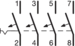 Електрична схема Автоматичні вимикачі, 15кА, 1,5М, крива С, 4-полюсні